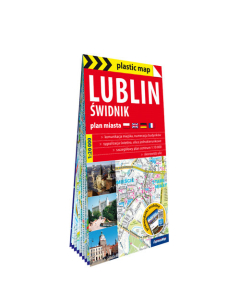 Lublin i Świdnik foliowany plan miasta 1:20 000