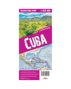 Kuba (Cuba) laminowana mapa samochodowo-turystyczna 1:650 000