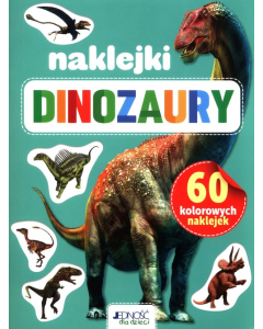 60 kolorowych naklejek Dinozaury
