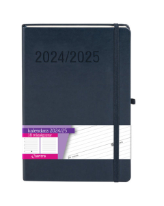Kalendarz Minimalizm 2024/2025 B5 TNS 18 m-cy czarny