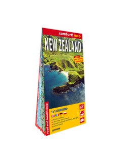 Nowa Zelandia (New Zealand) laminowana mapa samochodowo-turystyczna 1:1 000 000