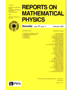 Raport on Mathematical Physics 85/1 Polska