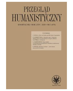 Przegląd Humanistyczny 3/2020