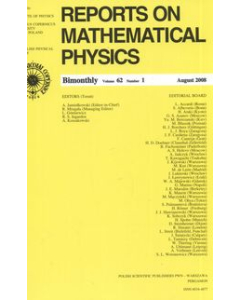 Reports on Mathematical Physics 62/1 2008 Kraj