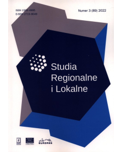 Studia Regionalne i Lokalne 3 (89) 2022