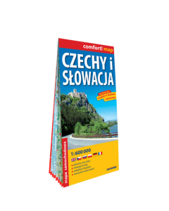Czechy i Słowacja laminowana mapa samochodowa 1:600 000