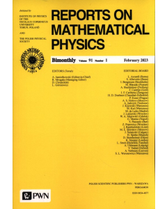 Reports on Mathematical Physics 91/1