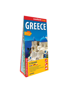 Grecja laminowana mapa samochodowo-turystyczna 1:750 000