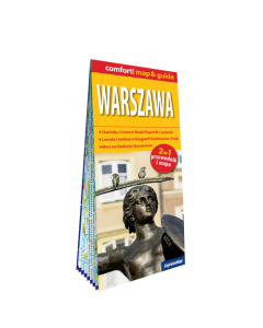 Warszawa; laminowany map&guide (2w1: przewodnik i mapa)