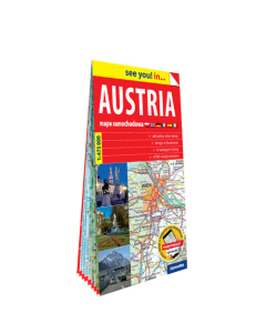 Austria papierowa mapa samochodowa;  1:475 000