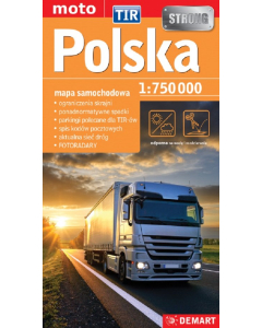 Polska Mapa samochodowa TIR 1:750 000