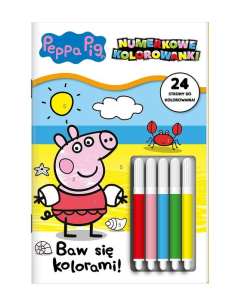 Peppa Pig Numerkowe kolorowanki 3 Baw sie kolorami!
