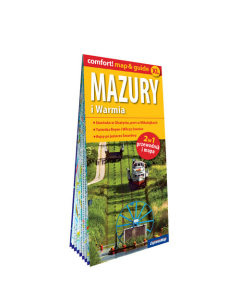 Mazury i Warmia laminowany map&guide (2w1: przewodnik i mapa)