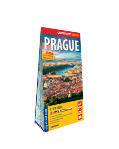 Praga (Prague) laminowany plan miasta 1:17 500