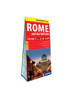 Rzym i Watykan (Rome and the Vatican) plan miasta w kartonowej oprawie 1:12 000