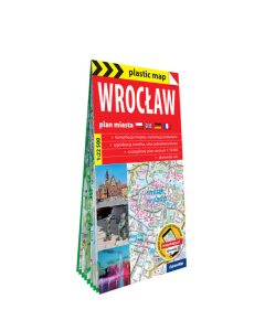 Wrocław foliowany plan miasta 1:22 500