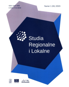 Studia Regionalne i Lokalne 1 ( 91) 2023