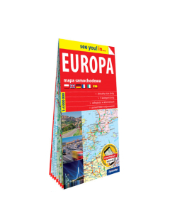 Europa papierowa mapa samochodowa 1:4 000 000