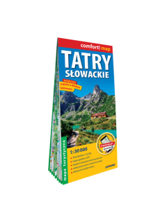 Tatry słowackie / Tatry slovenské laminowana mapa turystyczna 1:30 000