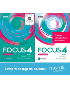 Focus 4 Podręcznik + ćwiczenia + kod  Mondly