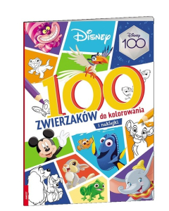 Disney mix 100 Zwierzaków do kolorowania