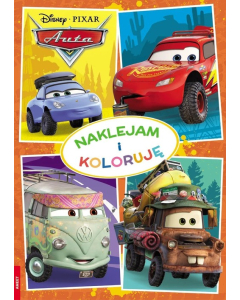 Disney Pixar Auta Naklejam i koloruję
