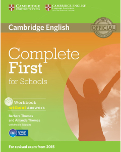 Complete First for Schools Workbook without Answers + CD