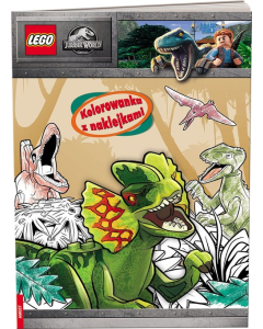Lego Jurassic World Kolorowanka z naklejkami NA-6201