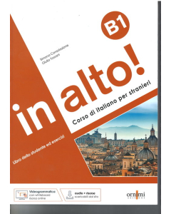 In alto! B1 podręcznik do włoskiego + ćwiczenia + audio online + Videogrammatica
