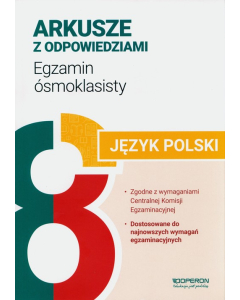 Arkusze z odpowiedziami Egzamin ósmoklasisty 2024 Język polski
