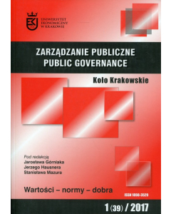 Zarządzanie Publiczne 1/2017 Koło Krakowskie