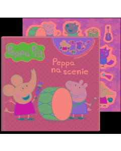 Peppa Pig. Opowiadania z naklejkami Peppa na scenie