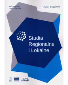 Studia Regionalne i Lokalne 2 ( 92) 2023