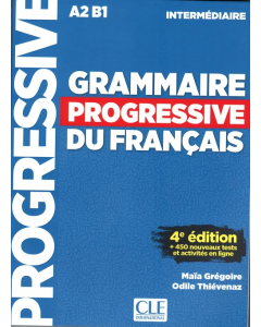 Grammaire progressive niveau intermediaire A2 B1 +CD