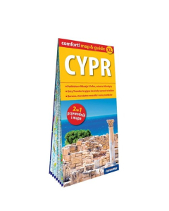 Cypr laminowany map&guide 2w1 przewodnik i mapa