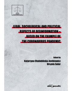 Legal sociological and political aspects of disinformation