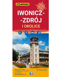 Mapa Iwonicz-Zdrój i okolice Rymanów-Zdrój i okolice 1:20 000
