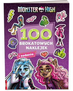 Monster High 100 brokatowych naklejek
