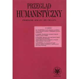Przegląd Humanistyczny 2021/4 (475)
