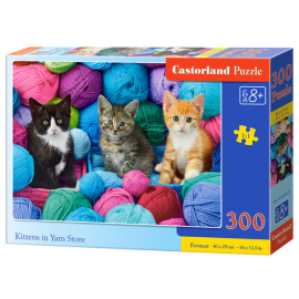 Puzzle Kittens in Yarn Store 300