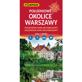 Mapa Południowe okolice Warszawy