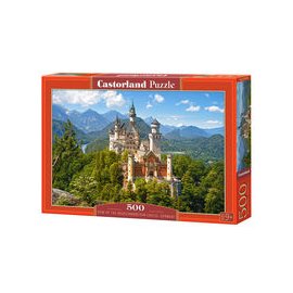 Puzzle 500el.:View of the Neuschwanstein Castle, Germany/B-53544