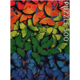 Puzzle Rainbow Butterflies 500 elementów