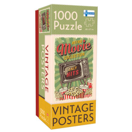 Puzzle Vintage Retro Movie Collection 1000 elementów
