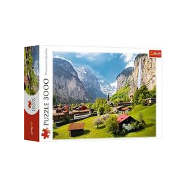 Puzzle Lauterbrunnen, Szwajcaria 3000