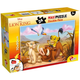 Puzzle dwustronne maxi Król Lew 24