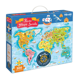 Puzzle CzuCzu Mapa Świata 300