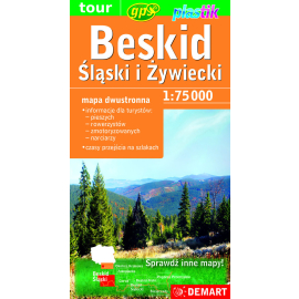 Beskid Śląski i Żywiecki - mapa turystyczna 1:75 000