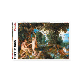Puzzle 1000 Brueghel i Rubens Raj i grzech pierworodny