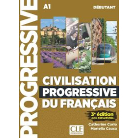 Civilisation progressive du francais Debutant A1 Podręcznik do nauki cywilizacji Francji + CD